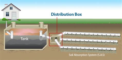 distribution box overflowing septic|septic system d box installation.